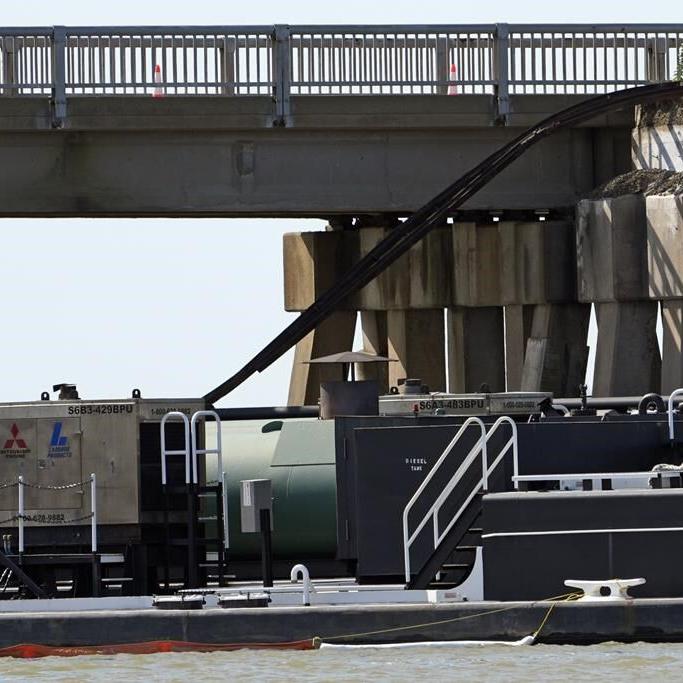 US Coast Guard says Texas barge collision may have spilled up to 2,000 gallons of oil